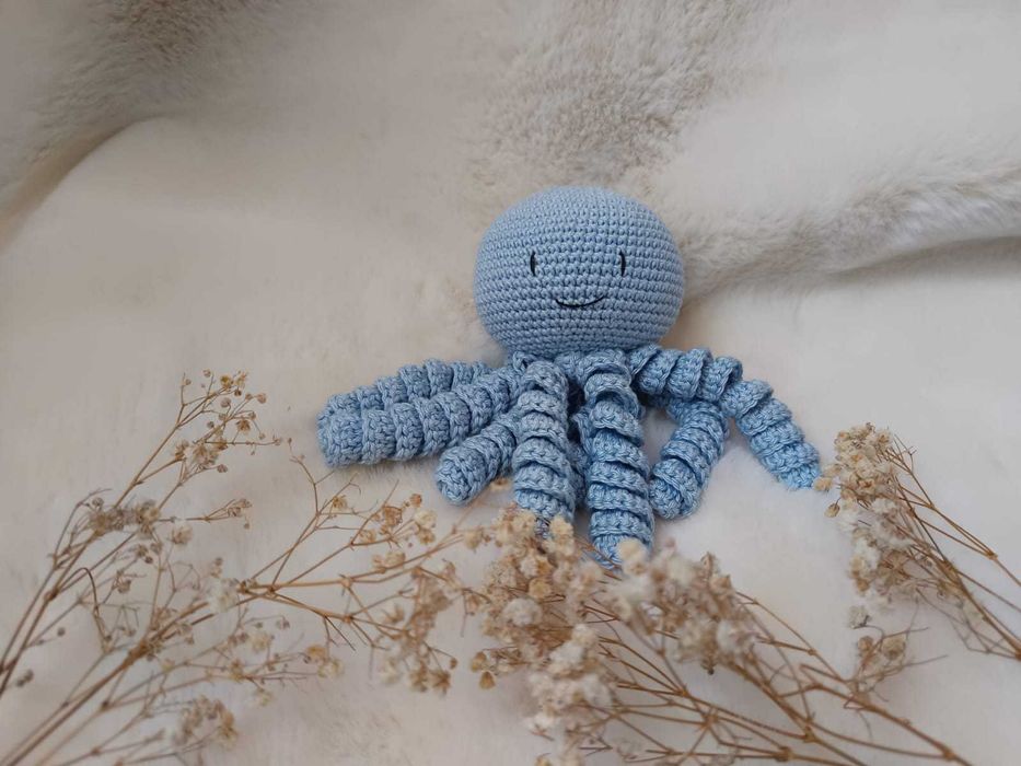 Polvo em croche para menino
