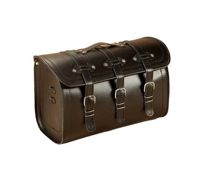 Kufer motocyklowy skórzany K08A 60cm chopper