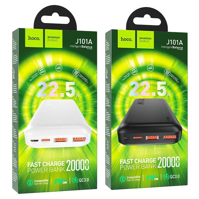 Повербанк HOCO J72A J123A J154A J121A J100A J101A J103A J101B 20000 30000 mAh швидка зарядка