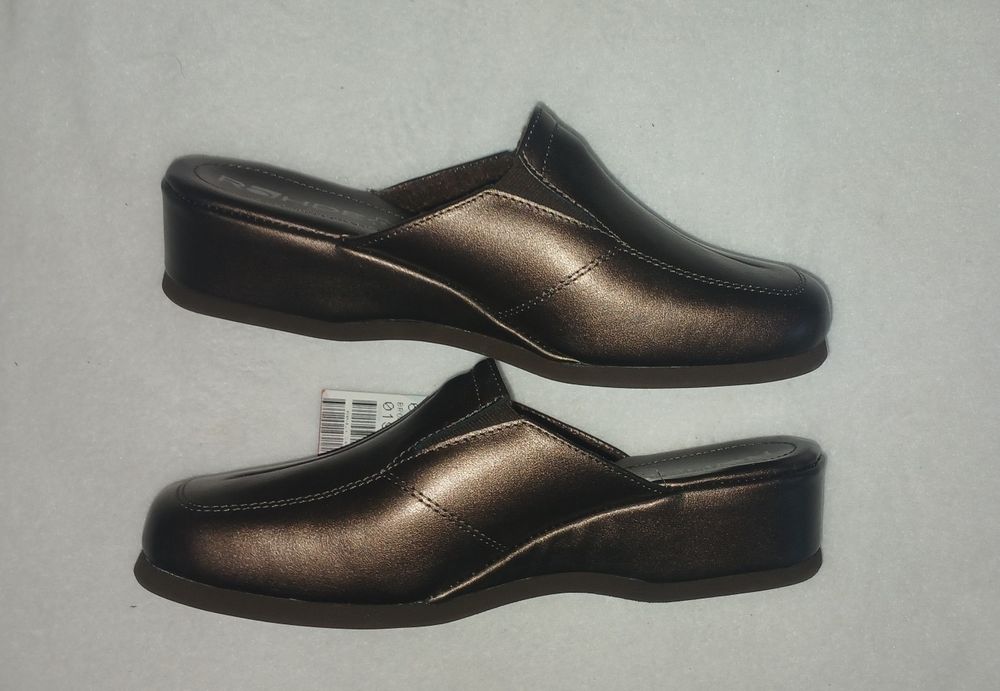 Rohde капці шкіра тапочки сабо мюлі р.38, 39