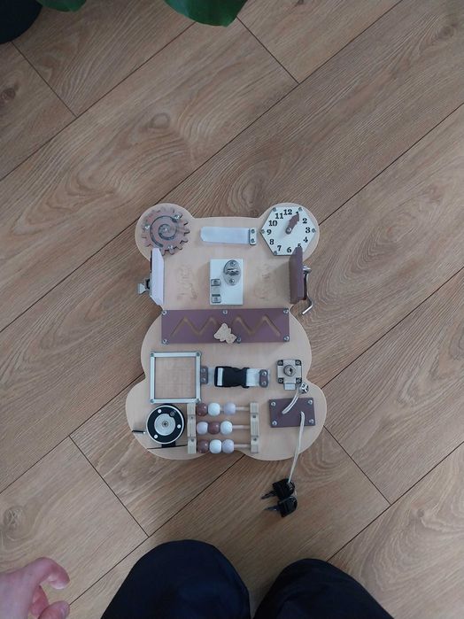 Huśtawka velvet + tablica manipulacyjna