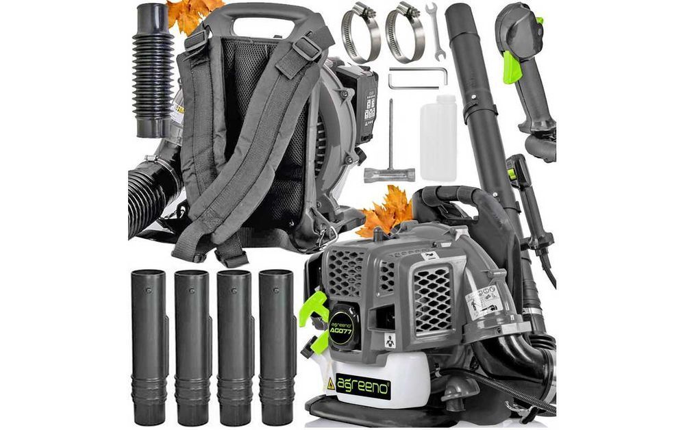 Spalinowa MOCNA 3.8 KM Dmuchawa do Liści Śniegu Plecakowa Nowa