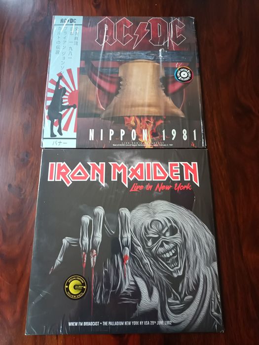 Iron Maiden + AC DC 2x lp