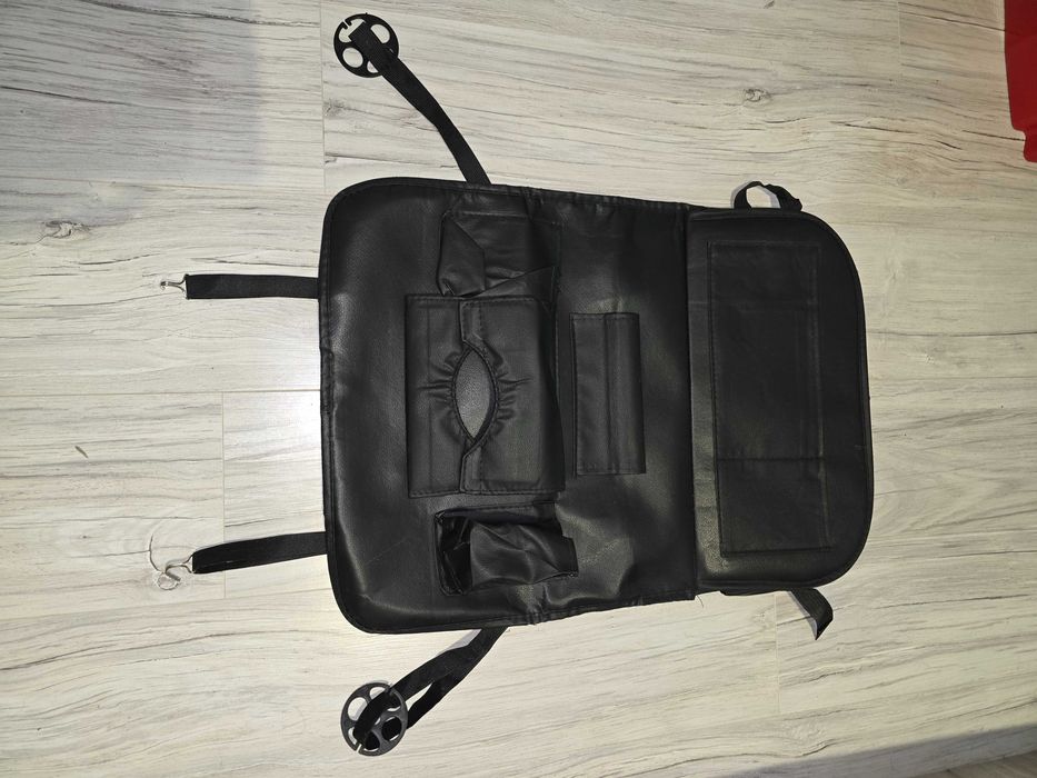 Skajkowy organizer na siedzenie do samochodu