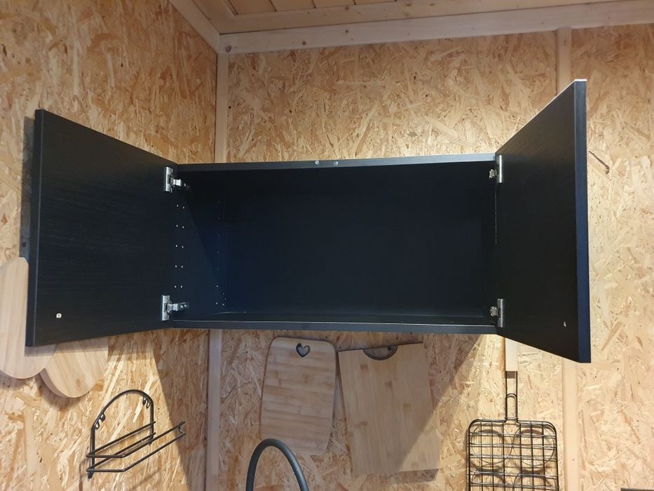 Szafka wisząca czarna Ikea 80x40x38