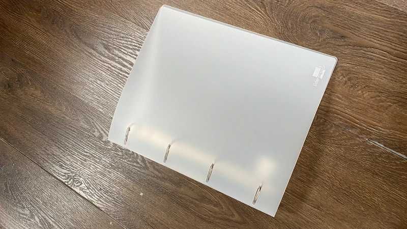 Pasta de 4 Argolas Liderpapel A4