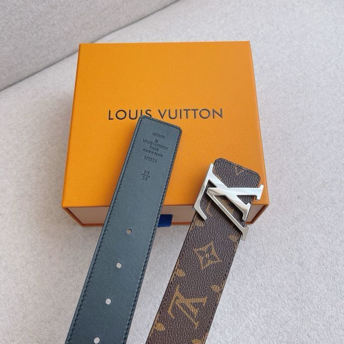 Мужской ремень louis vuitton коричневый чоловічий ремінь луі