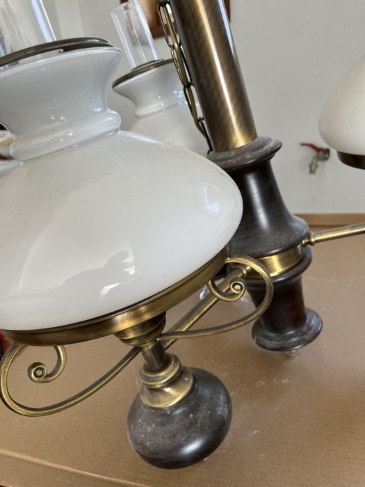 Conjunto de candeeiros de teto