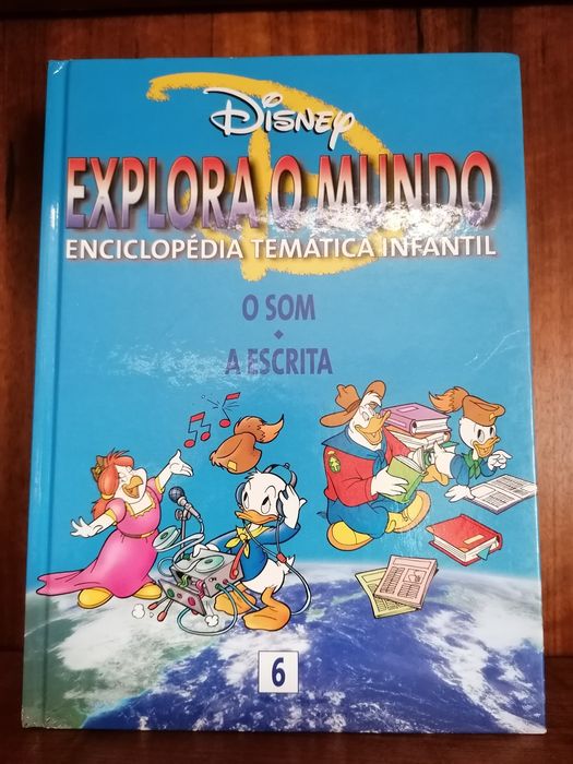 Conjunto 6 volumes enciclopédia Disney "Explora o Mundo"