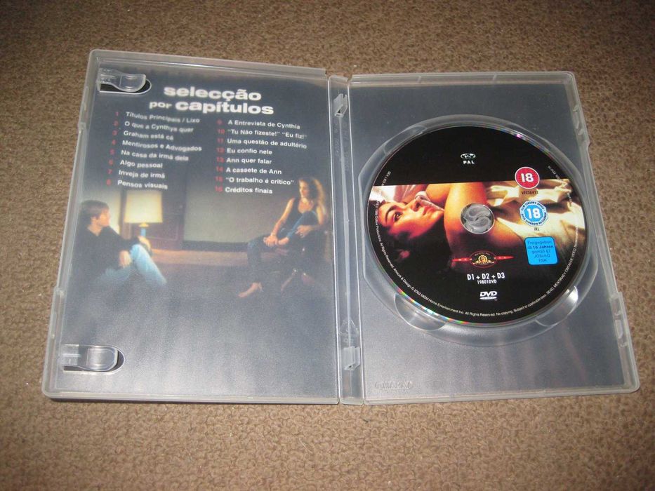 DVD "Sexo, Mentiras e Vídeo" de Steven Soderbergh