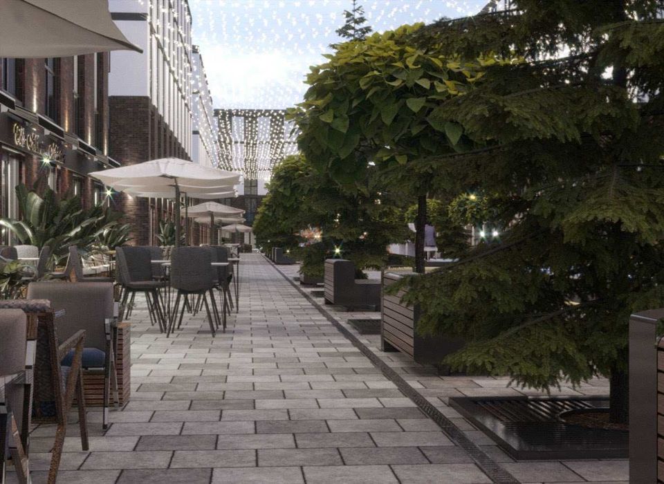 Продаж 1к-Квартири з двориком 38,58м2 ЖК Sanville Park