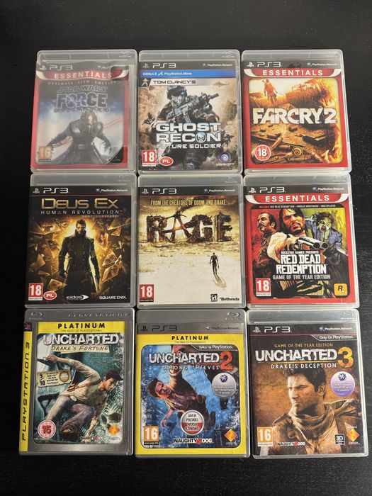 PlayStation 3 Super Slim z grami w zestawie