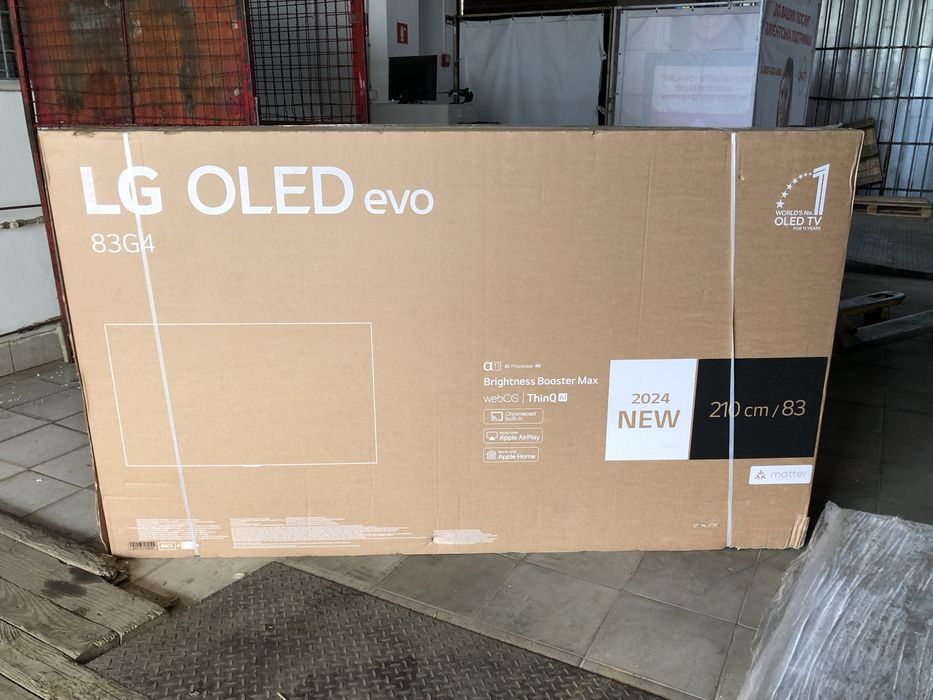 Телевізор LG OLED Evo 55G4, 65G4, 77G4, 83G4, 97G4 (AI G4 Smart TV)
