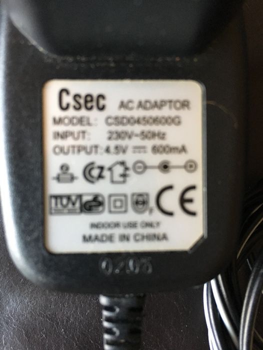 Csec Adapter - 4.5V and 600 mA64585405673602121