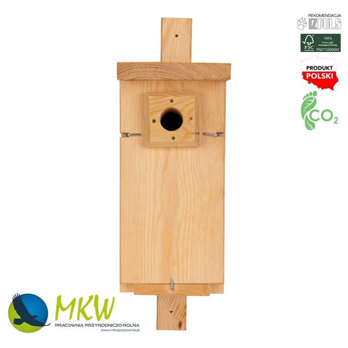 Caixa-ninho para aves modelo A PREMIUM MKW