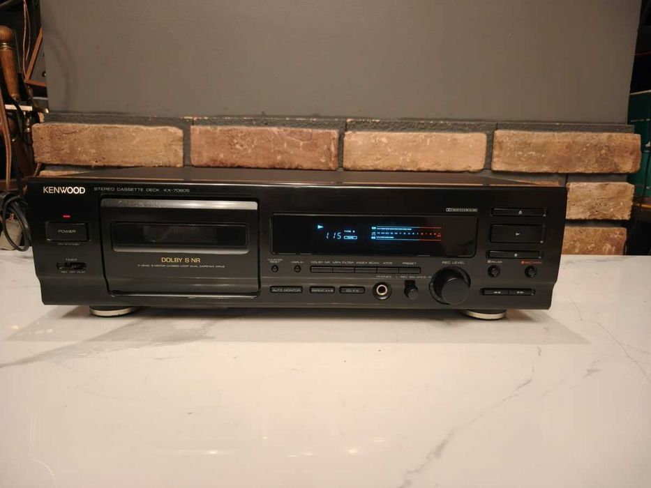 KENWOOD KX-7060S ! Rzadki magnetofon kasetowy ! Wysoki model