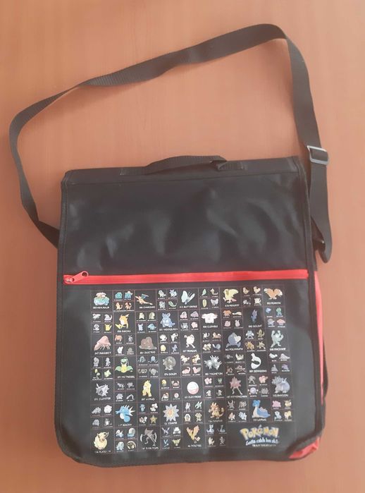 Vintage 90s Saco Mochila Nintendo Pikachu Pokemon Alsa Ajustável