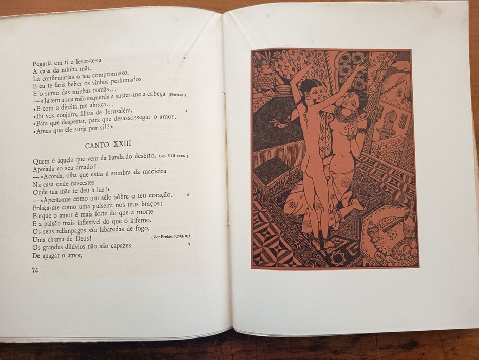 Cântico dos Cânticos (1942) – Sinagoga de Tomar Tiragem Exclusiva de 500 Exemplares (Nunca à Venda)Edição única .