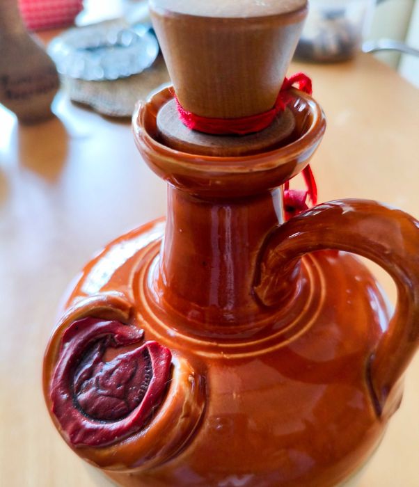 Bilha Cerâmica Vintage Whisky Ye Monks - Vazia