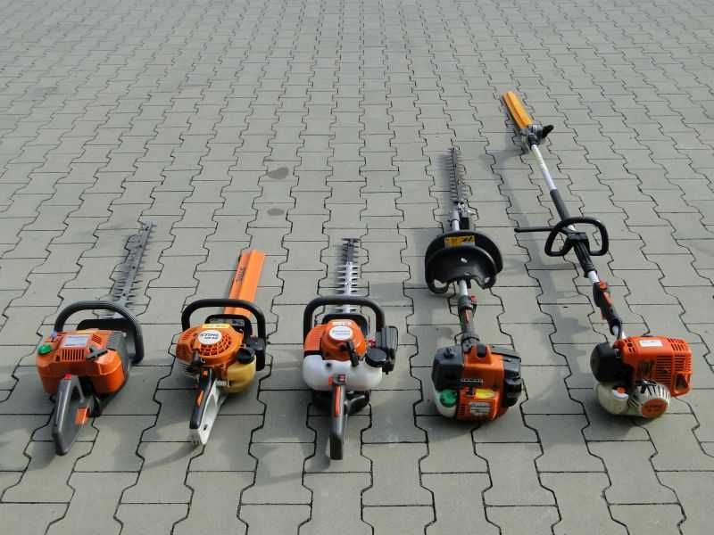 Nożyce spalinowe do żywopłotu STIHL HS 45 HS46 KM130R HL100K HS82R HUSQVARNA 225 327 HE system kombi Germany