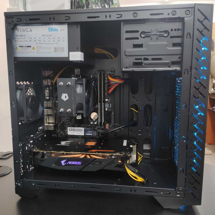 Игровой Компютер ПК i7, Aorus RX 570 4GB, 16GB DDR3 new, SSD 512 NVME