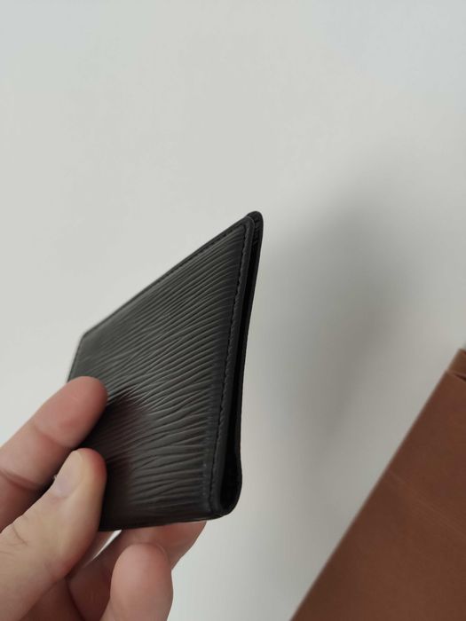 Card holder LV. Czarny