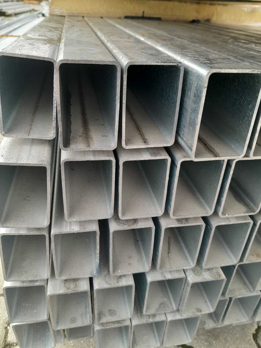 Rura słupki ocynk 60,3x2 ocynkowana fi 60 3,2 I gatunek 6mb czarne