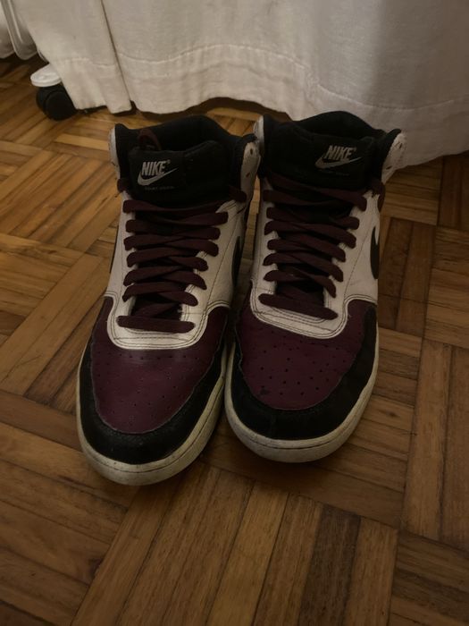 NIKE AIR FORCE 1 HIGH bordô/preto/branco