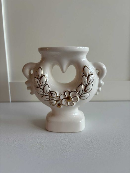 Szwecki świecznik ceramiczny