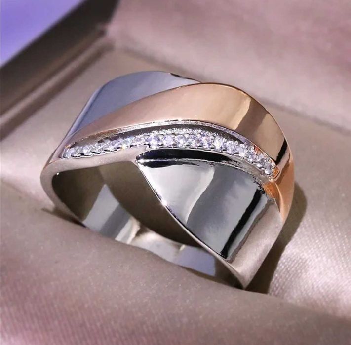 Anel banhado prata S925