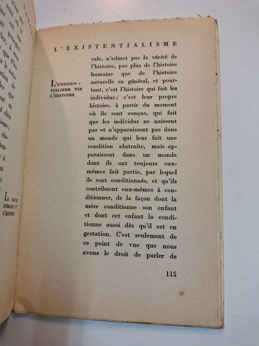 L' existentialisme est um humanisme, de Jean-Paul Sartre