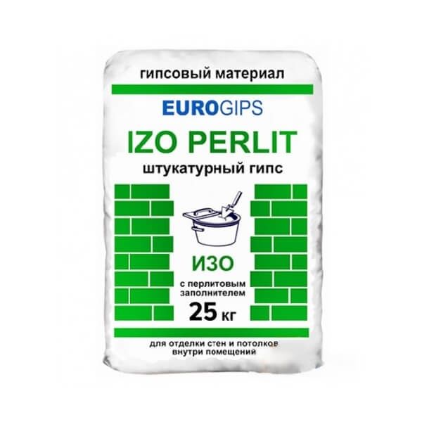 Шпаклевка стартовая  гипсовая Eurogips Perlit IZO