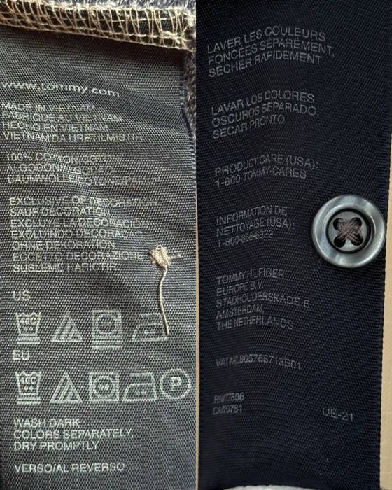 Поло Tommy Hilfiger custom fit Оригінал сіре M-L
