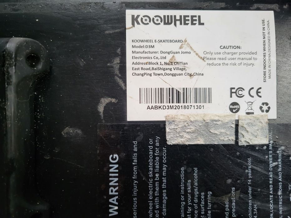 Deskorolka elektryczna Deska Koowheel