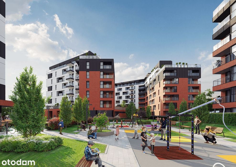 2-pokojowe mieszkanie 43m2 + balkon Bez Prowizji