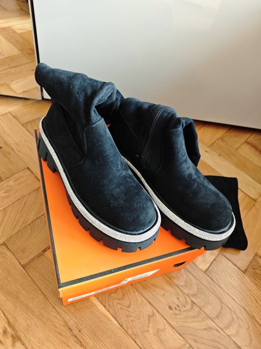 Kozaki za kolano nowe 38(24,5cm)