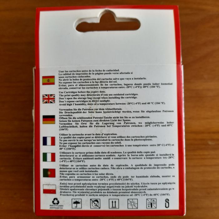 Tinteiros novos selados