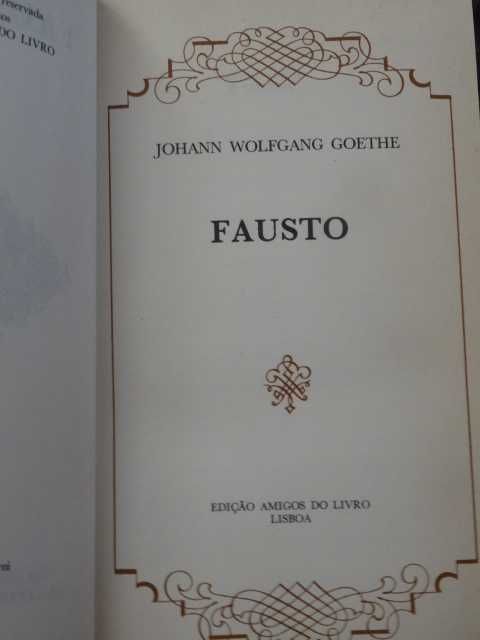 Fausto de Johann Wolfgang Goethe
