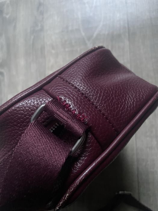 Calvin Klein оригинал сумка через плечо/кроссбади (бананка) кожаная