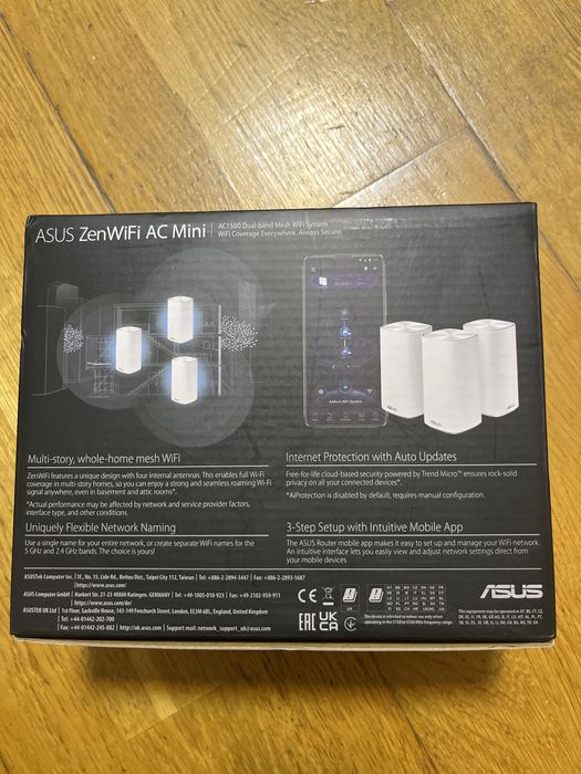 Asus Zen Wifi AC Mini (2-pack CD6) - Sistema Mesh Completo