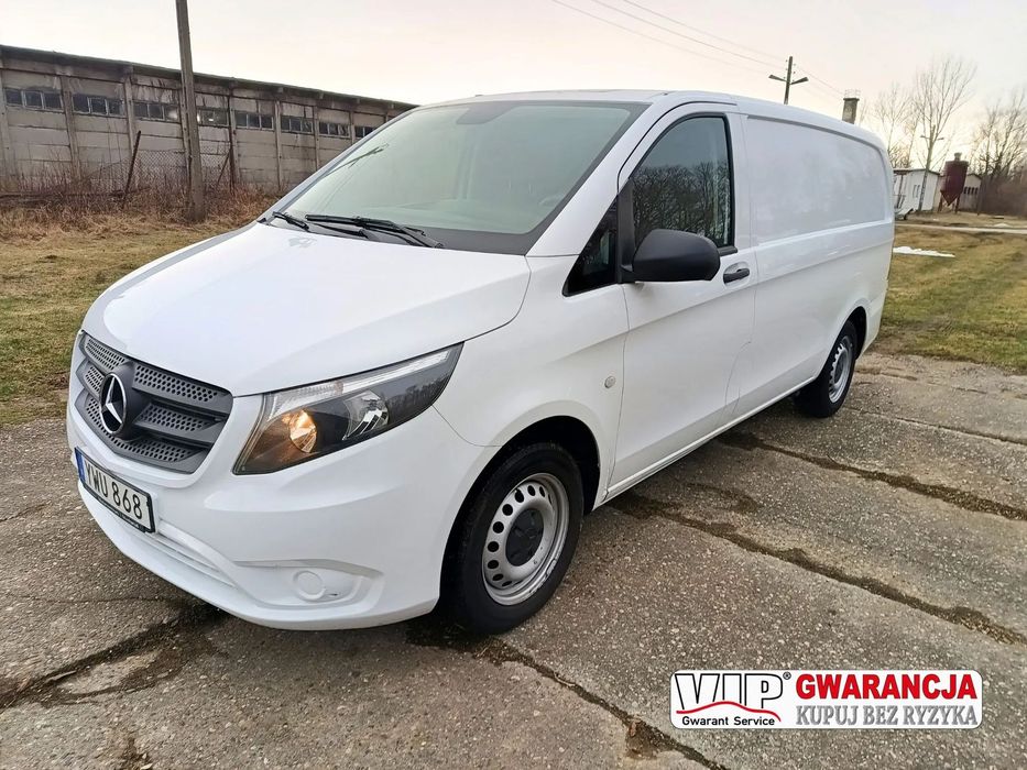 Mercedes-Benz VITO 2.2 diesel 163kM automat, WERSJA LONG L2H1! PRZEBIEG TYLKO 155000!! SUPER STAN, 2017 rok, BEZ WKŁADU FINANSOWEGO!  Bezwypadkowy, Sprawny technicznie, pełna dokumentacja