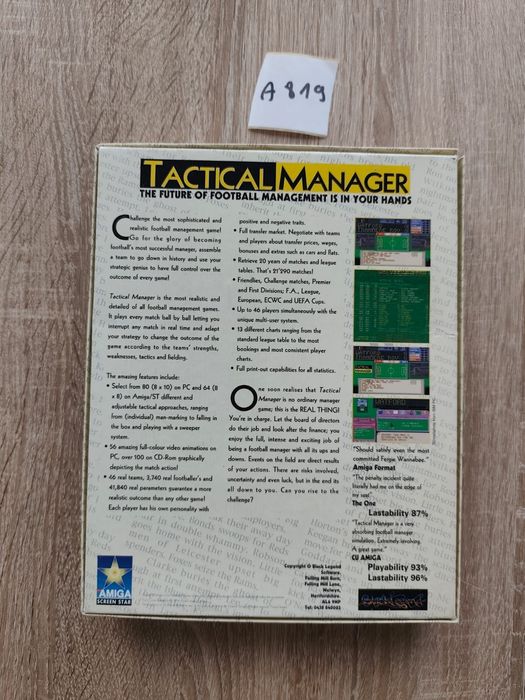 Tactical Manager Atari ST