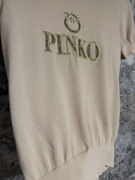 Футболка pinko бежева