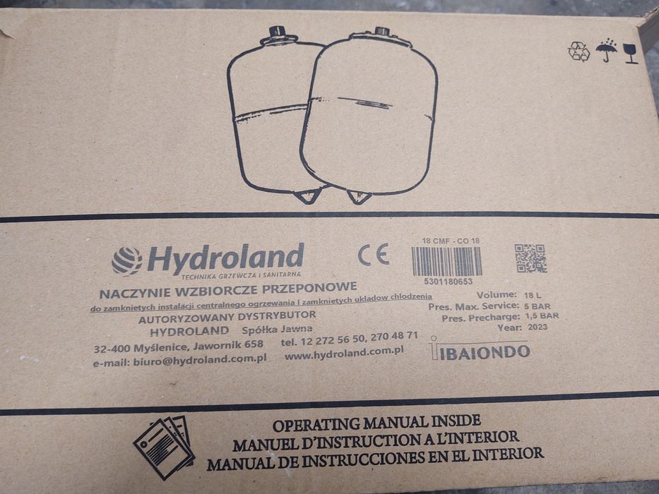 Naczynie przeponowe 18 l