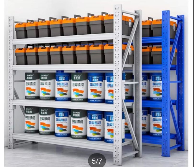 Regały magazynowe do garażu warsztatu sklepu piwnicy regał magazynowyW