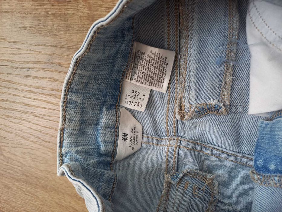 Spodnie dzwony bootcut H&M 164