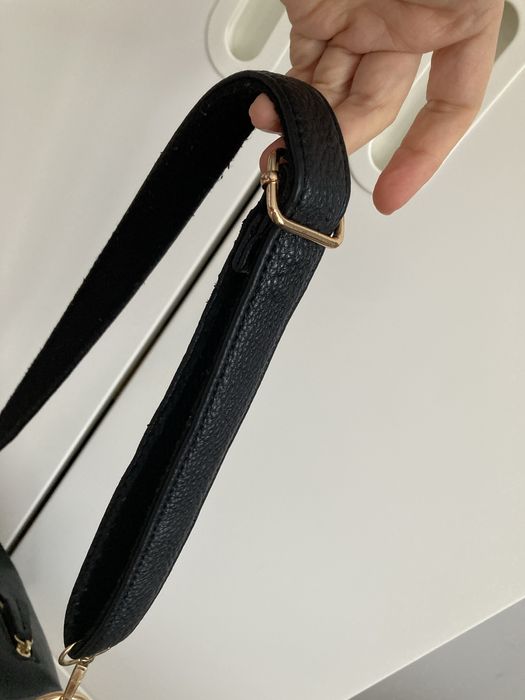 Pojemna Nerka Damska Skóra Ekologiczna Peterson czarna