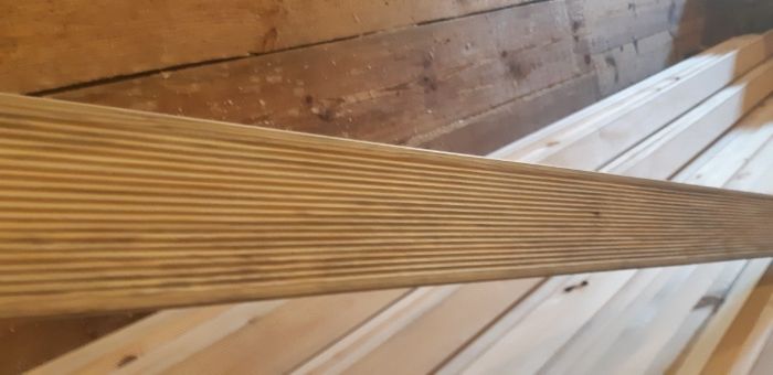 Терасна дошка 110*35*4м 2 сорт, сосна виробництво