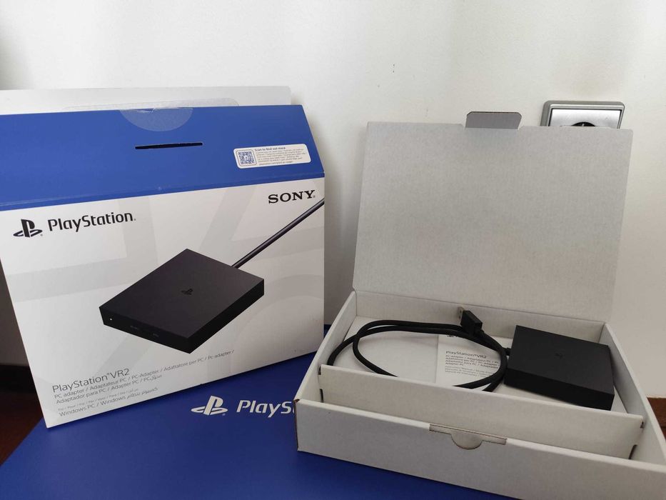 PSVR2 + Adaptador PC + Base Carregamento + Garantia