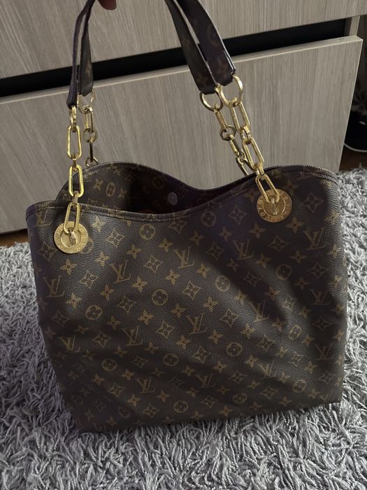 Torba LV duża brązowa